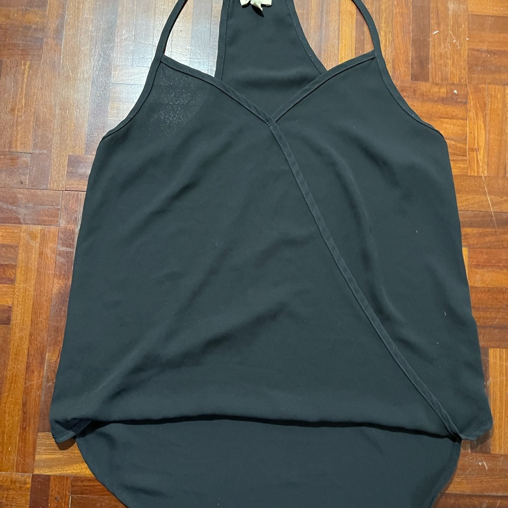 Black Halter Top